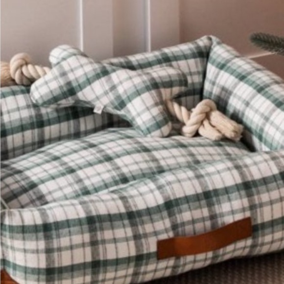 Hearth & Hand Plaid Rope-Bone Pet Toy - Picture 2 of 3